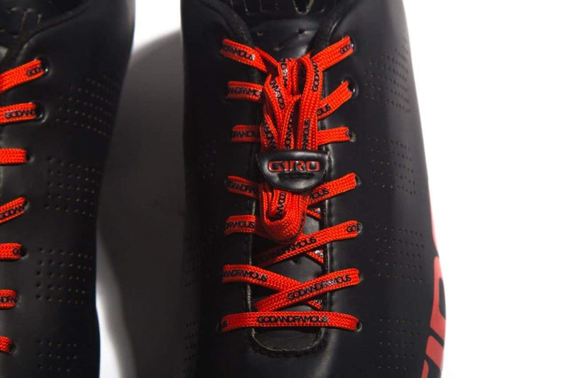 GOD & FAMOUS Team Laces (red) 