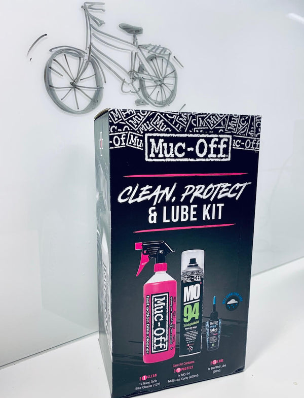 MUC-OFF Wash, Protect and Wet Lube Kit