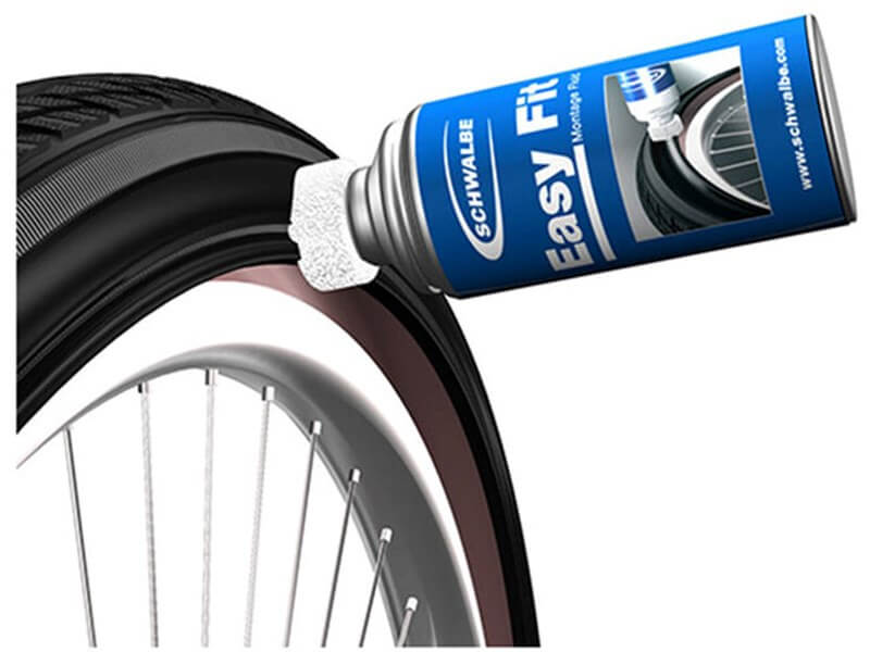 Schwalbe tubeless asennusneste käyttö