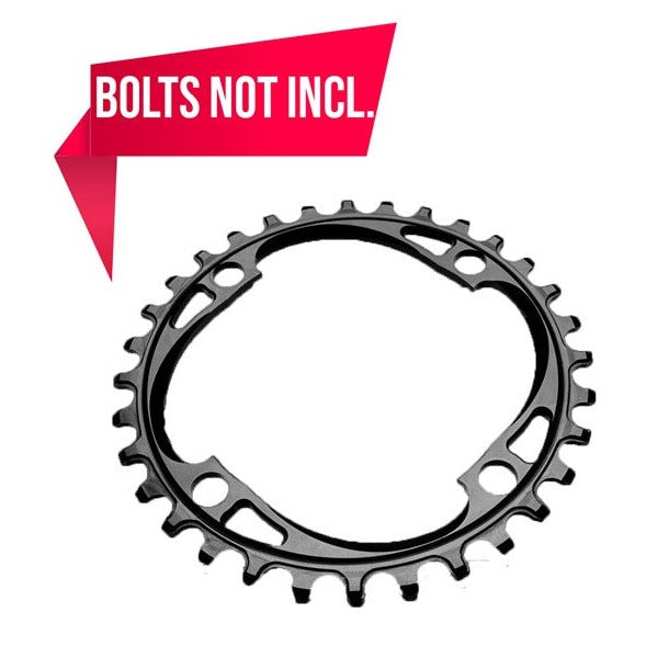 AbsoluteBLACK Narrow Wide Round Chainring 104mm 34T
